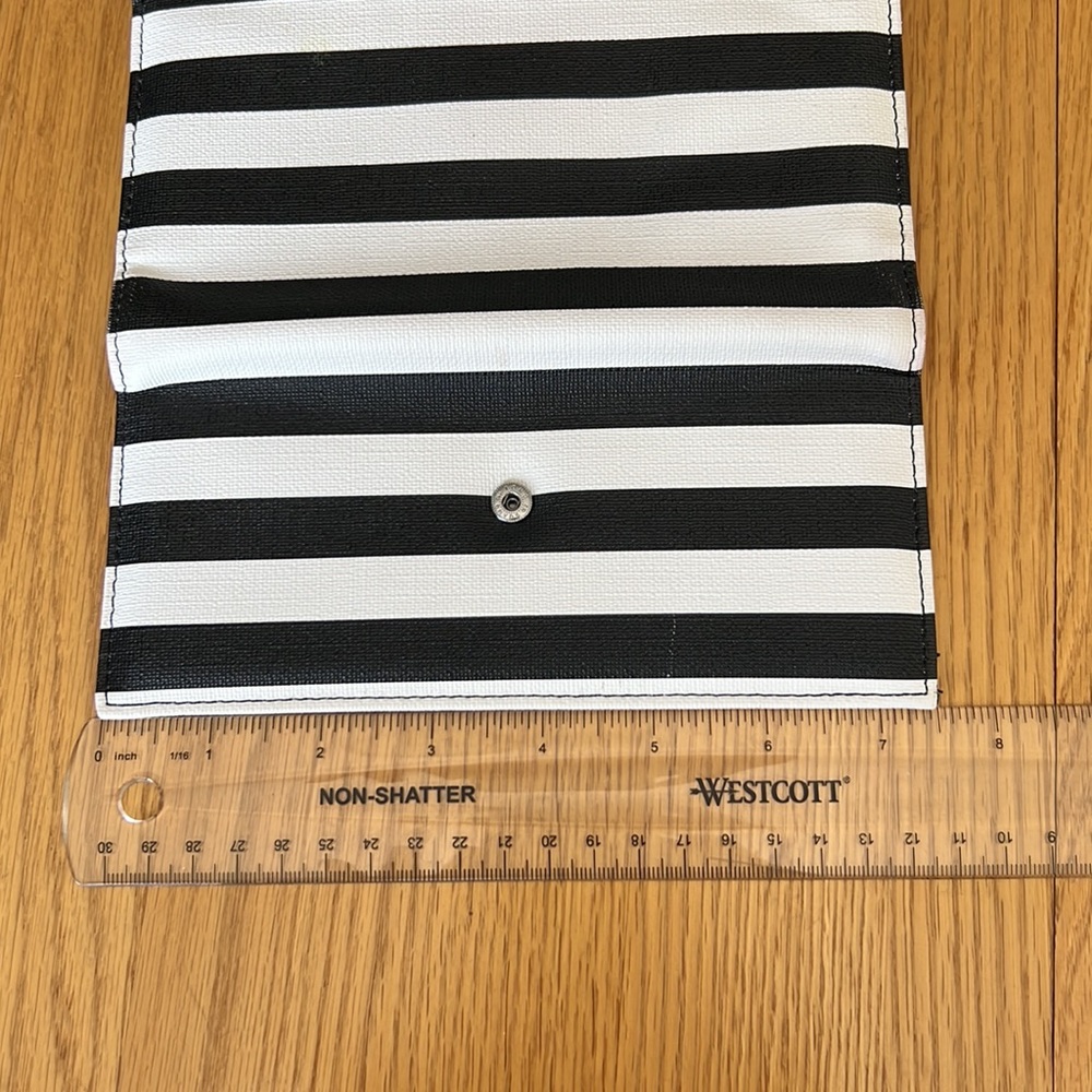 KUT from the kloth White & Black striped Wallet EUC - Picture 10 of 15